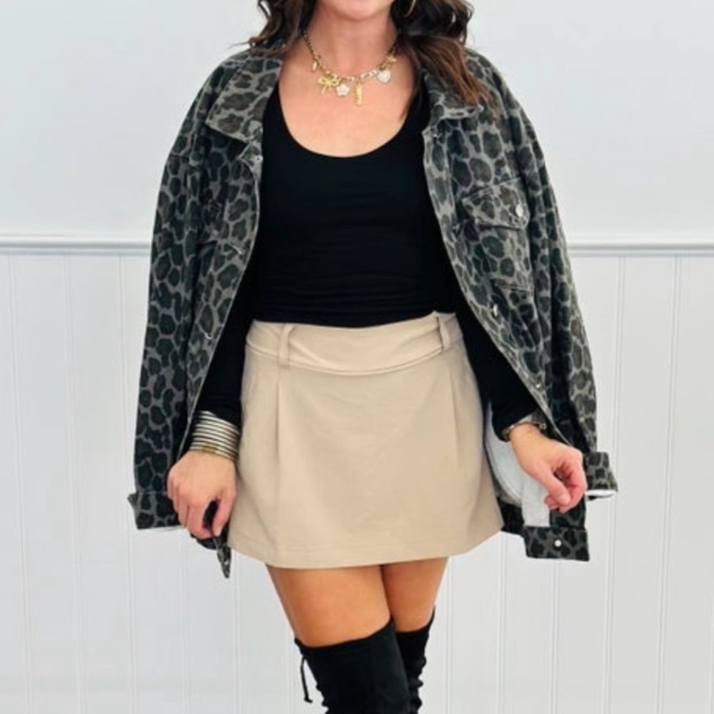 NWT Mittoshop Leopard Print Oversized Jacket - Picture 10 of 12